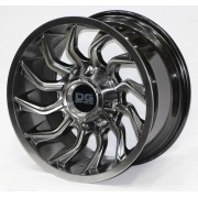 DELUGE 55192 17X9 6X139.7 ET -12 HYPER BLACK